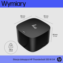 Docking Station - HP Thunderbolt Dock 120W G4 USB 3.2, USB-C, Dual DisplayPort