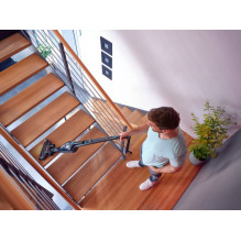 Dulkių Siurblys - Leifheit Rotaro PowerVac 2in1 20V Be Maišo Nešiojamas Juodas, Mėlynas