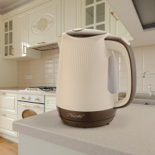 Electric Kettle - Maestro Feel-Maestro MR042 1.7L 2200W Beige, Brown