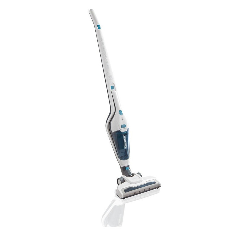 Vacuum Cleaner - Leifheit Rotaro PowerVac 2in1 Battery 35min Run Time Bagless Black, Blue, White