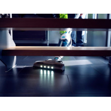 Vacuum Cleaner - Leifheit Rotaro PowerVac 2in1 Battery 35min Run Time Bagless Black, Blue, White