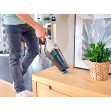 Dulkių Siurblys - Leifheit Rotaro PowerVac 2in1 Baterinis 35min Veikimo Laikas Be Maišo Juodas, Mėlynas, Baltas