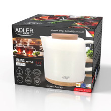 Electric Kettle - ADLER AD 1304 Ceramic 1L 1200W Automatic Shut-Off