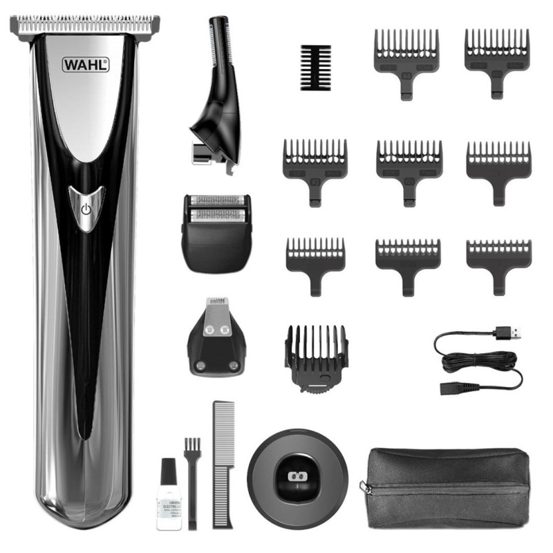 Clipper - WAHL Elite Groom Lithium-Ion 150 min runtime, 10 combs, Black / Silver