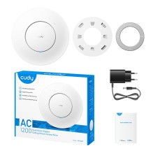 Wireless Access Point - Cudy AC1300 Dual-Band Wi-Fi PoE 300 / 867 Mbit / s White