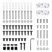 Televizoriaus Laikiklis - Maclean Electric Ištraukiamas 43''-88'', VESA 600x400, 60kg, Juodas