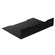 Wall Shelf - Maclean MC-122 Steel Single 5kg Maximum Load Black