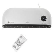 Oro Užuolaida - Adler AD 7751 2000W 2-Greitis LED Ekranas Nuotolinio Valdymo Juoda, Balta