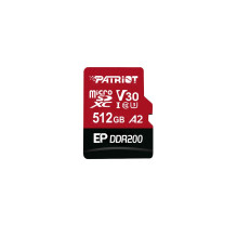 Atminties Kortelė - Patriot Memory EP PEF512GEP33MCX 512GB MicroSDXC 160 / 120 MB / s
