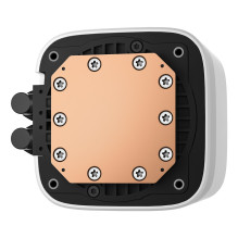 Procesoriaus aušintuvas - DeepCool LE360 WH V2 12 cm AIO skystas aušintuvas baltas