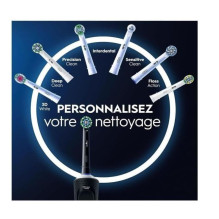 Electric Toothbrush - Oral-B VITALITY PRO D103 Rechargeable 3 Modes Bluetooth Black