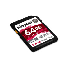 Memory Card - Kingston 64GB Canvas React Plus SDXC UHS-II 300R / 260W V90 U3
