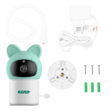 Baby Monitor - Neno Orso IP-Wi-Fi Video 120° View 355° Rotation Two-Way Talk