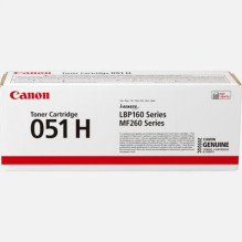 Tonerio Kasetė - Canon 051H Puslapių Išeiga 2400-4100 Automatinis Antspaudo Pašalinimas Juoda