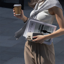 Baseus EnerFill FM11 Ultra-Mini 10000mAh 22.5W MagSafe Compatible Power Bank with Baseus Simple USB-C 20V / 3A 30cm Cabl