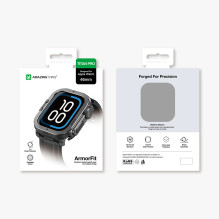 AmazingThing Titan Pro Metal Case for Apple Watch 11 46mm Aluminum - Black