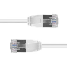 Network Cable - LINDY Cat.6A U / FTP LSZH Ultra Slim Network Cable, RJ45, M / M, 500MHz, 30AWG, 5 m, Grey