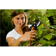 Sodo Įrankis - Fiskars SingleStep Bypass Žirklės P26 20.8 cm 200 g Juodos Oranžinės