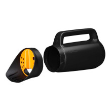 Garden Tool - Fiskars Solid Spreader 3 Flow Speeds Easy Lock System Black Orange