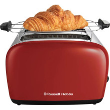 Toaster - Russell Hobbs Colours Plus 2S 2-Slot Extra-Wide Red