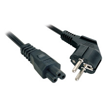 Power Cord - LINDY Schuko to C5, 2.5A / 250V, 2 m, Black