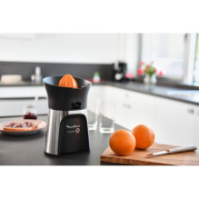 Juicers - Moulinex Vitapress PC603D10 3 Nozzles Automatic On/Off Direct Feed Black Silver
