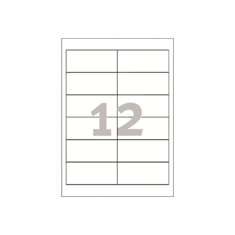 Etiketė - Avery Zweckform 3659 97x42.3mm A4 100 Lapų Balta