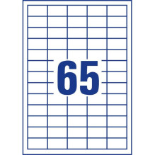 Labels - Avery Zweckform 3666 38x21.2mm A4 White Labels 100 Sheets
