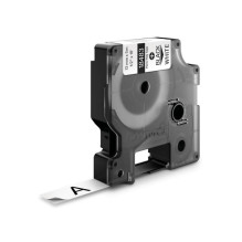 Label Tape - Dymo Schriftband Vinyl 18483 Durable Polyester Black White