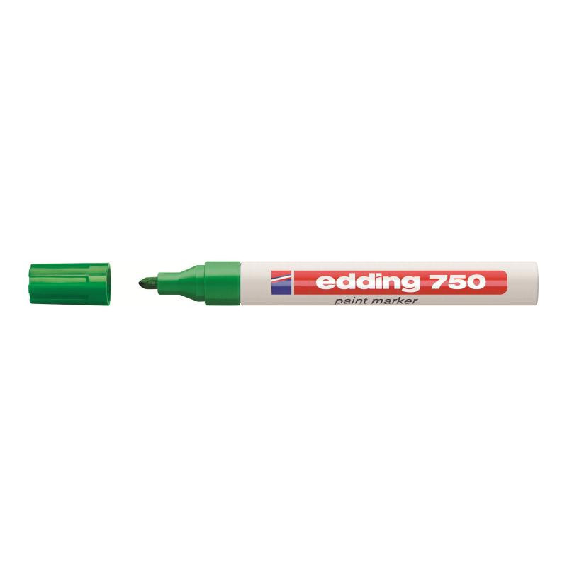 Writing Instrument - Edding 750 Paint Marker 4mm Line Width 10 Pcs. Green