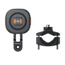 Bike Phone Holder - VRIG MG-17L Lightweight magnetic mount for 20-32 mm handlebar diameter