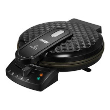 Waffle maker - Unold 48235 Diamond non-stick plates, temperature control, black