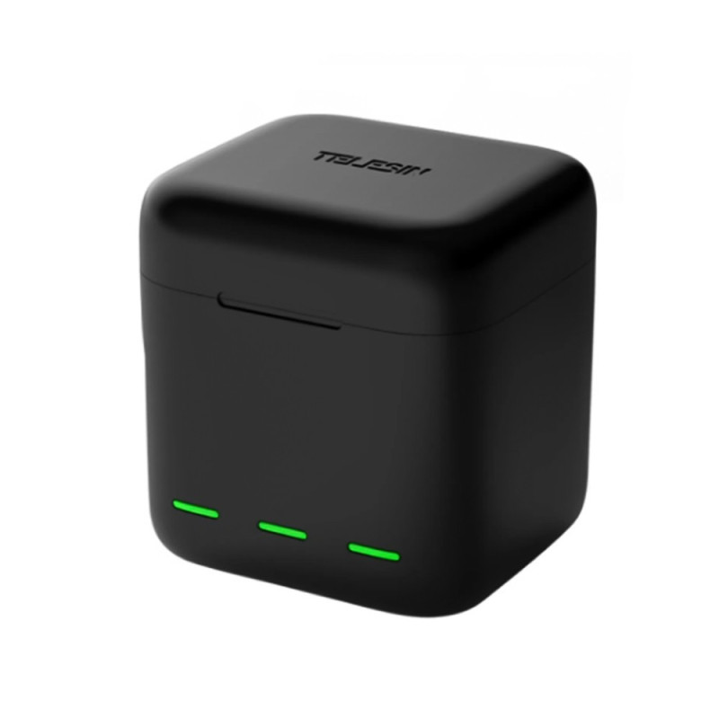 Camera Charger - TELESIN GP-BCG-901 GoPro HERO 9 / 10 / 11 / 12 USB-C for 3 Batteries