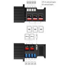 Atminties Kortelių Skaitytuvas - Ulanzi MCR-01 CF Express Type-A SD microSD SIM USB-C 3.0