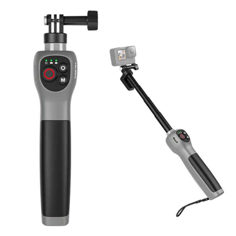 Action Camera Accessory - Telesin GP-WBT-001 Waterproof Telescopic Pole 25-85cm
