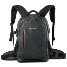Camera Backpack - KF Concept 'Forest Camo' Spacious 900D Nylon with Rain Cover