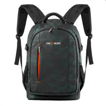 Camera Backpack - KF Concept 'Forest Camo' Spacious 900D Nylon with Rain Cover