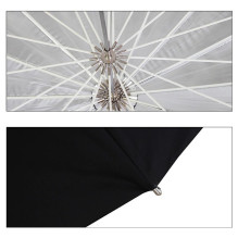 Umbrella - MITOYA 185cm 16-Spoke Fiberglass Silver