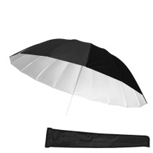 Umbrella - MITOYA 185cm 16-Spoke Fiberglass Silver