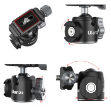 Stovas - ULANZI U80-L Aliumininis Kamuolinis Galvutė 2.5kg Apkrova Greito Atleidimo