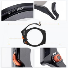 Fotografijos Filtrų Rinkinys - K&amp;F Concept 100 PRO Basic 100mm Laikiklis ND3.0 CPL Filtrai