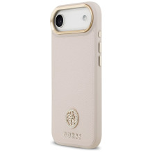„Guess“ grūdėto Strass logotipo „MagSafe iPhone Air“ dėklas – rožinis
