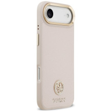 „Guess“ grūdėto Strass logotipo „MagSafe iPhone Air“ dėklas – rožinis