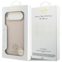 Guess Grained Strass Logo MagSafe iPhone Air Case - Pink