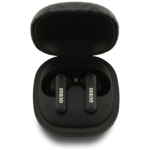 Guess 4G Classic Metal Logo TWS ENC Headphones - Black