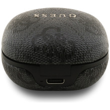 „Guess 4G Classic“ metalinio logotipo TWS ENC ausinės – juodos