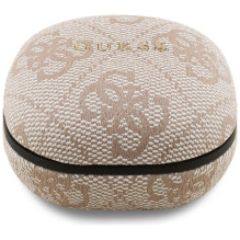 Guess 4G Classic Metal Logo TWS ENC Headphones - Pink