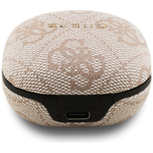 „Guess 4G Classic“ metalinio logotipo TWS ENC ausinės – rožinės