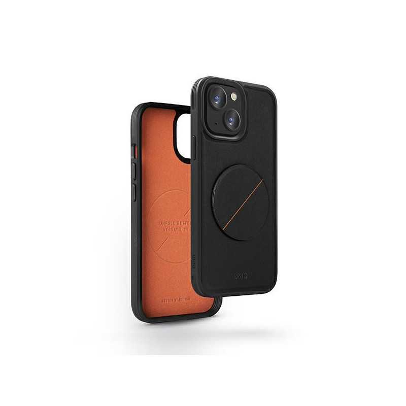 „Uniq Novo“ dėklas, skirtas „iPhone 14 Plus“ / „15 Plus“ – juodas