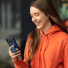 „Uniq Novo“ dėklas, skirtas „iPhone 14 Plus“ / „15 Plus“ – juodas